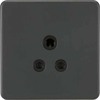 Picture of Screwless 5A Unswitched Socket - Anthracite