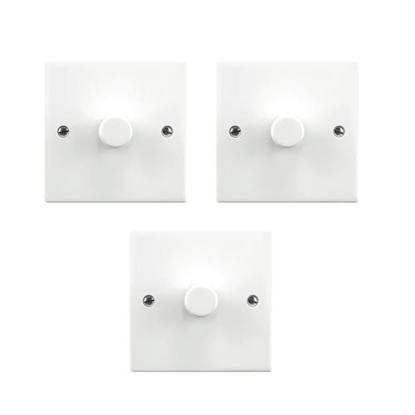Picture of 5-150W Multi-Way 3 Point Set 1 Gang Dimmerswitch - White