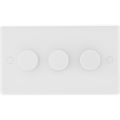 Picture of 3 Gang 2 Way Push 400W Dimmer Switch