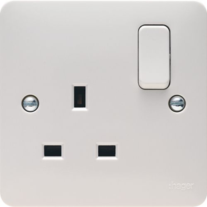 Picture of 13A 1 Gang Double Pole Switched Socket