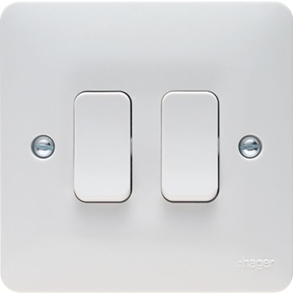 Picture of 10AX 2 Gang 2 Way Wall Switch