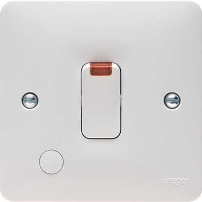 Picture of 20A Double Pole Switch with LED Indicator & Flex Outlet