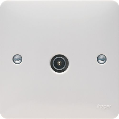 Picture of Single Co-ax TV Socket Outlet Male