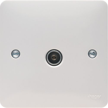 Picture of Single Co-ax TV Socket Outlet Female