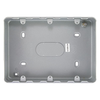 Picture of 9 and 12 Gang Surface Metal Back Box with Knockouts