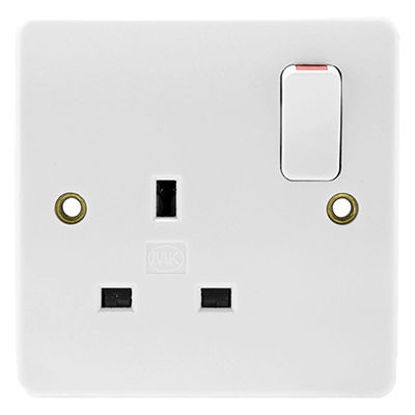 Picture of 13A Double Pole 1 Gang Switched Socket