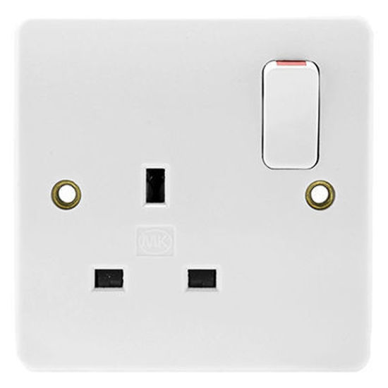 Picture of 13A Double Pole 1 Gang Switched Socket