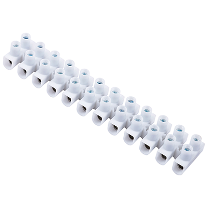 Picture of Thermoplastic Snap-Free Connector Strip 12 Way 5 Amp
