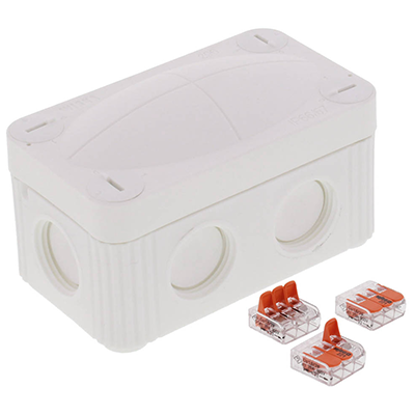 Picture of Combi 206 PVC Adaptable Box with Wago Connectors - White