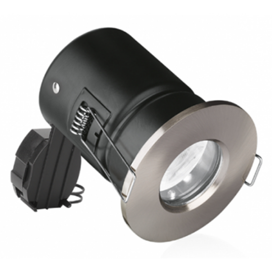 Picture of 50W GU10 IP65 Aluminium Fire Rated Downlight - Satin Nickel