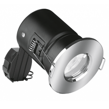 Picture of 50W GU10 IP65 Aluminium Fire Rated Downlight - Polished Chrome