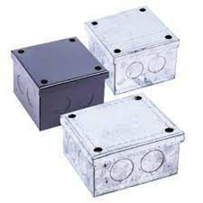 Picture of 75mm x 75mm x 50mm Galvanised Adaptable Box