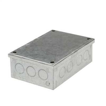 Picture of 150mm x 100mm x 50mm Galvanised Adaptable Box with Knockouts