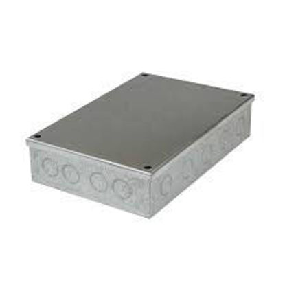 Picture of 225mm x 150mm x 50mm Galvanised Adaptable Box with Knockouts