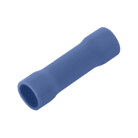 Picture of Pre-Insulated Butt Crimp Terminal -- Blue - PK100