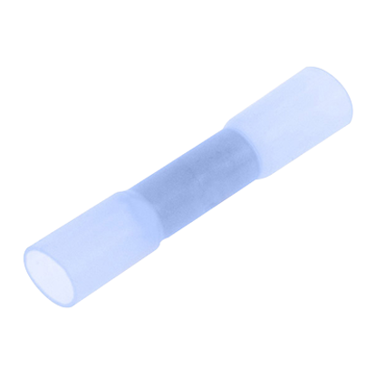Picture of Heat Shrink Butt Connector Terminal -- Blue - PK100
