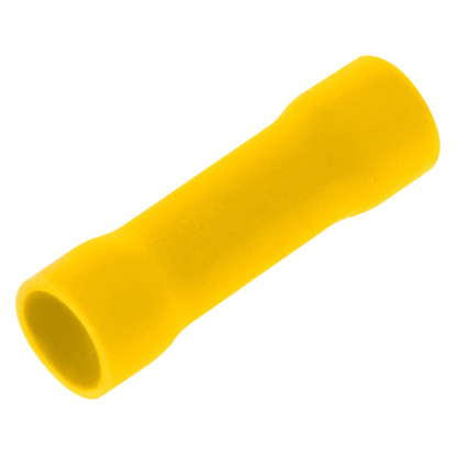 Picture of Pre-Insulated Butt Crimp Terminal -- Yellow - PK100