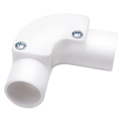 Picture of 20mm PVC Conduit Inspection Elbow - White