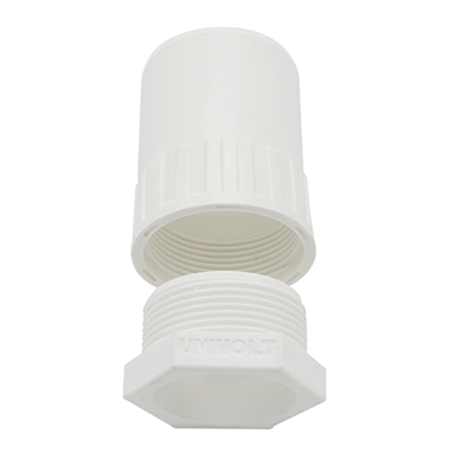 Picture of 20mm Adaptor with Female Thread and Male Bush - White