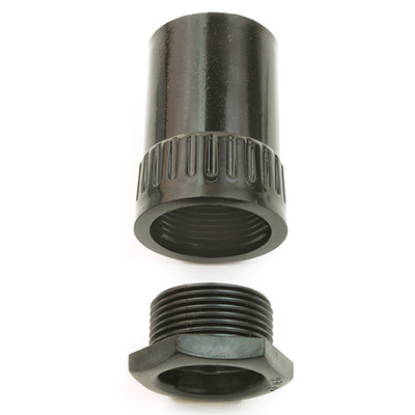 Picture of 25mm Adaptor with Female Thread and Male Bush - Black