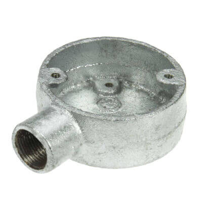 Picture of 20mm 1 Way Malleable Conduit Box