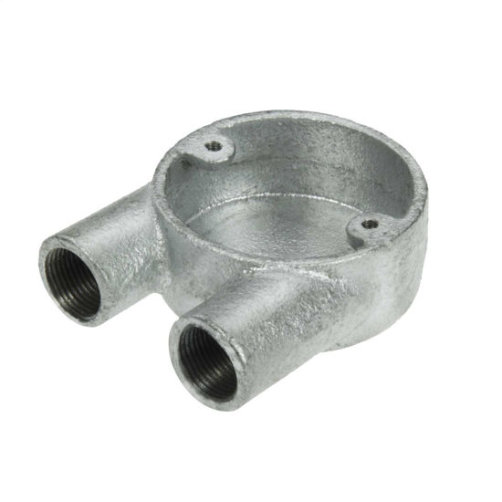 Picture of 25mm 2 Way U Malleable Conduit Box