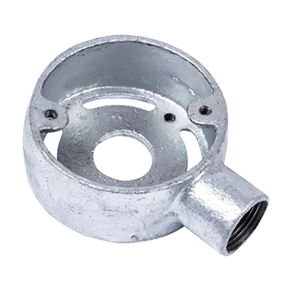 Picture of 20mm 1 Way Extension Terminal Malleable Conduit Box