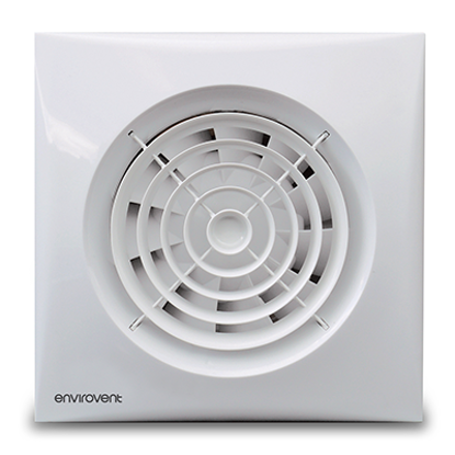 Picture of 100mm Extractor Ultra Quiet WC and Bathroom Fan - Adjustable Timer and Humidistat