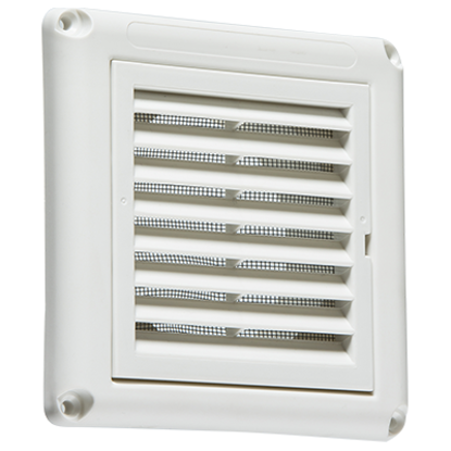 Picture of 100mm 4" Extractor Fan Grille with Fly Screen - White