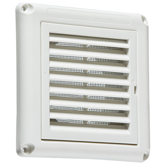 Picture of 100mm 4" Extractor Fan Grille with Fly Screen - White
