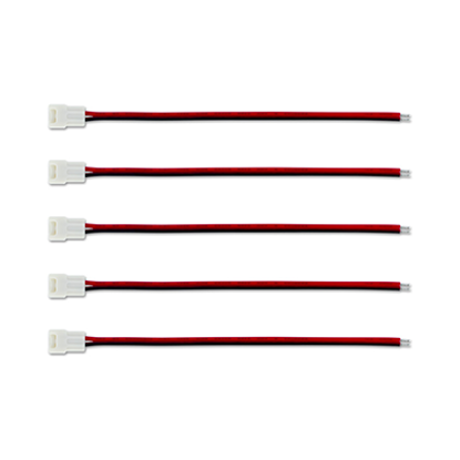 Picture of Pack of 5 - Connector to 150mm Wire for IP20/IP33 LED Strip