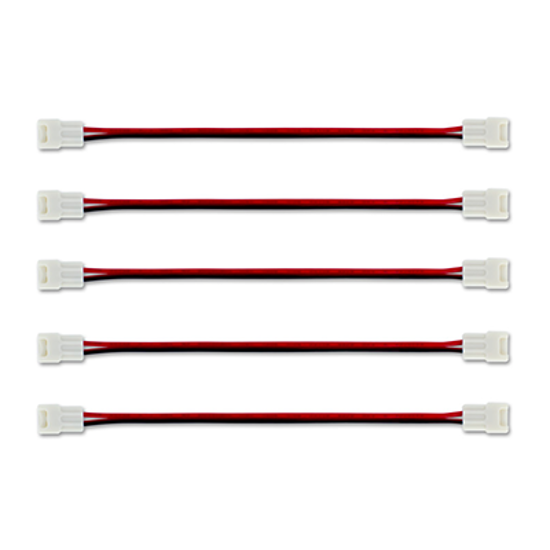 Picture of Pack of 5 - 2 Way Connector to 150mm Wire for IP33/IP20 LED Strip