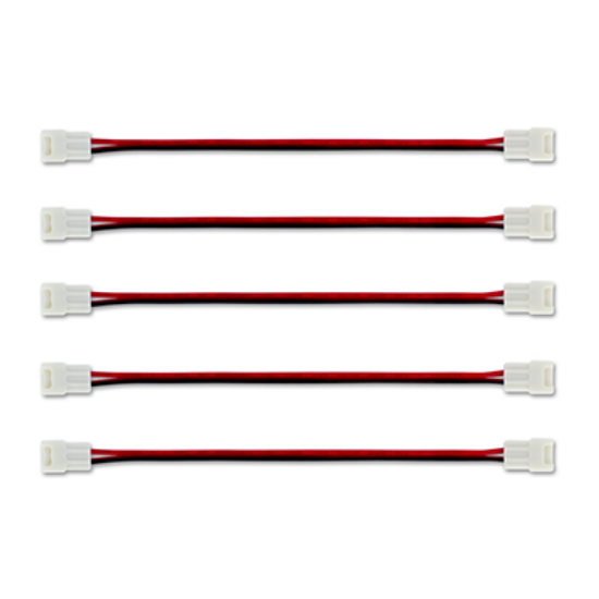 Picture of Pack of 5 - 2 Way Connector to 150mm Wire for IP33/IP20 LED Strip