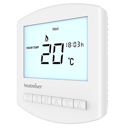 Picture of Heatmiser Slimline-B Battery Powered Programmable Thermostat
