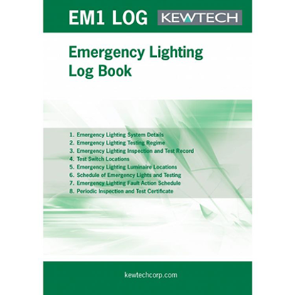 Picture of EMLOG Emergency Lighting Log
