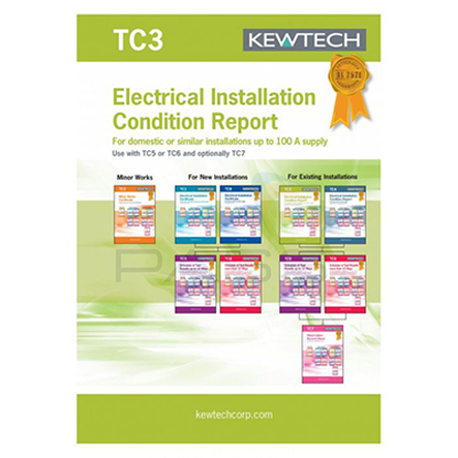 Picture of TC3 Elect. Installation Condition Report for up to 100A Supply