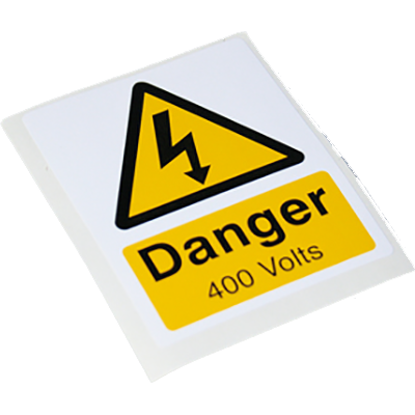 Picture of WLHCT6YB Danger 400 VOLTS Label Pack of 5