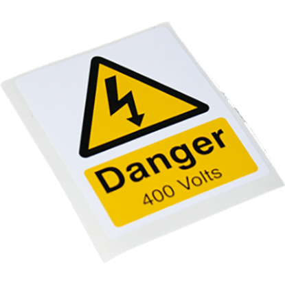 Picture of WLHCT6YB Danger 400 VOLTS Label Pack of 5