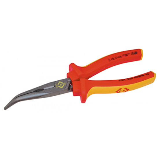 Picture of VDE Snipe Nose Pliers - Bent