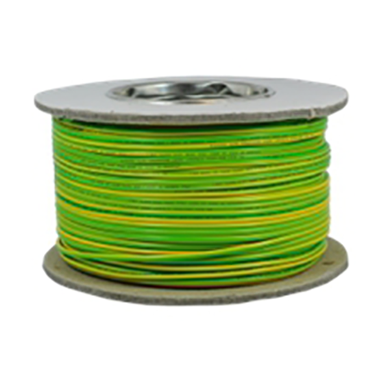 Picture of 1.5mm Stranded Single Core Green & Yellow Cable - 100MTR
