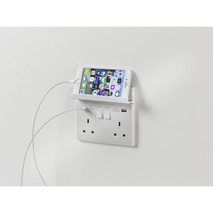 Picture of 2G Fold Away Phone Holder - White