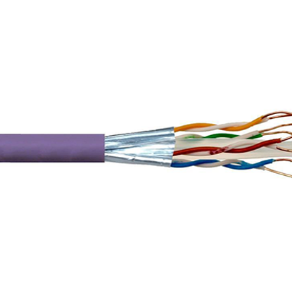 Picture of CAT6 Purple FTP 4x23AWG LSZH Cable - 305MTR