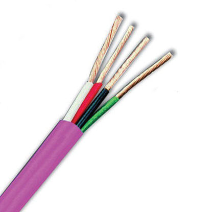 Picture of Speaker Cable 4 Core BC 30x0.25mm 16AWG Pink LSZH - 100MTR