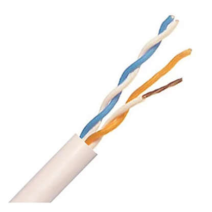 Picture of Budget 2 Pairs CCS Telecom Cable White PVC - 100MTR