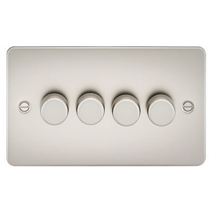 Picture of Flat Plate 4G 2 Way 10-200W (5-150W LED) Trailing Edge Dimmer - Pearl