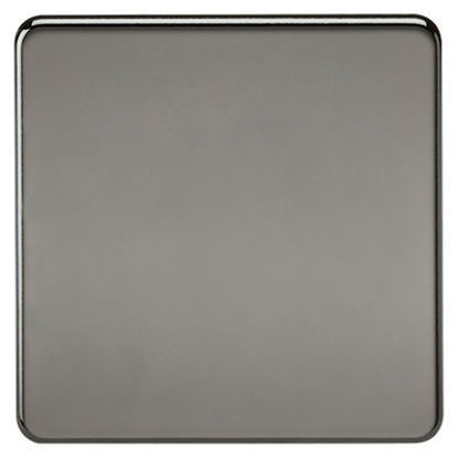 Picture of Screwless 1G Blanking Plate - Black Nickel