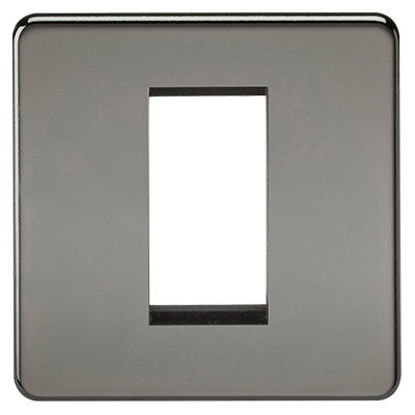 Picture of Screwless 1G Modular Faceplate - Black Nickel