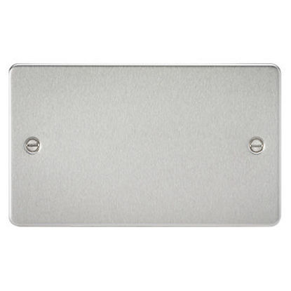 Picture of Flat Plate 2G Blanking Plate - Brushed Chrome