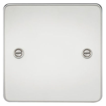 Picture of Flat Plate 1G Blanking Plate - Polished Chrome