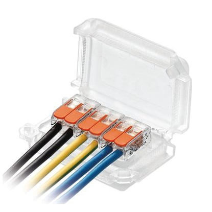 Picture of Happy Joint Gel Connection Box Inc. Three Connectors -  53x39x24mm